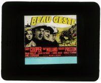 5m427 BEAU GESTE glass slide 1939 Wellman, Gary Cooper, Ray Milland, Robert Preston, Susan Hayward