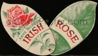 5m230 ABIE'S IRISH ROSE herald 1928 cool die-cut design made of flower & leaves!