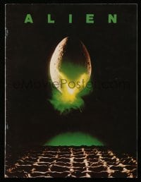 5m624 ALIEN souvenir program book 1979 Ridley Scott outer space sci-fi monster classic!