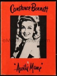 5m629 AUNTIE MAME stage play souvenir program book 1959 Constance Bennett in the title role!