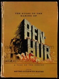5m630 BEN-HUR hardcover souvenir program book 1960 Charlton Heston, William Wyler classic epic!