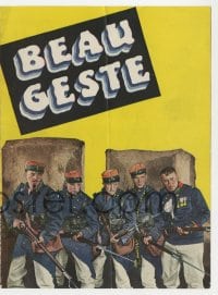 5m335 BEAU GESTE herald 1926 great images of Ronald Colman & French Foreign Legionnaires!