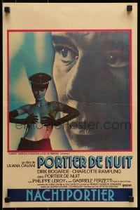 5p247 NIGHT PORTER Belgian 1974 Il Portiere di notte, Bogarde, topless Charlotte Rampling!