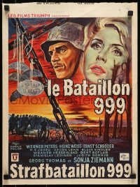5p250 PUNISHMENT BATTALION Belgian 1960 Straftbataillon 999, artwork of WWII soldiers & dogtags!