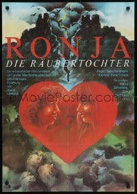 5p445 RONJA ROBBERSDAUGHTER East German 23x32 1984 Tage Danielsson's Ronja Rovardotter, Reinhardt!