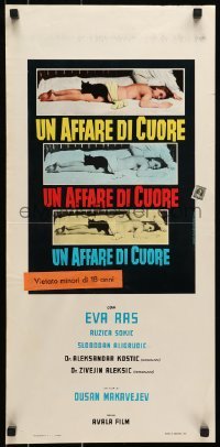 5p817 AFFAIR OF THE HEART Italian locandina 1968 Ljubavni slucaj ili tragedija sluzbenice P.T.T.!