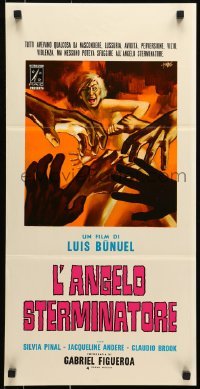5p875 EXTERMINATING ANGEL Italian locandina R1970s Bunuel's El angel exterminador, Sandro Symeoni!