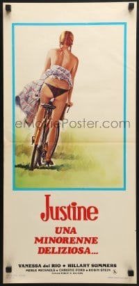 5p903 JUSTINE A MATTER OF INNOCENCE Italian locandina 1981 sexy Hillary Summers in title role!
