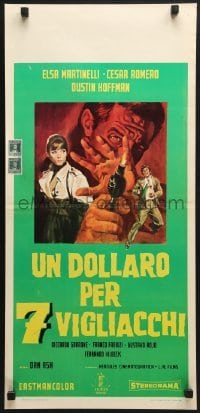 5p917 MADIGAN'S MILLIONS Italian locandina 1968 detective Dustin Hoffman in a post-Graduate release!