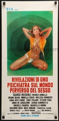 5p952 REVELATIONS OF A PSYCHIATRIST ON THE WORLD OF SEXUAL PERVERSION Italian locandina 1973 sexy!