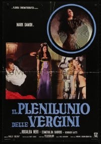 5p803 DEVIL'S WEDDING NIGHT Italian 26x27 pbusta 1973 countess who bathed in 600 virgins' blood!