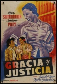 5p175 GRACIA Y JUSTICIA Spanish R1960 Julian Torremocha, Raga art Mary Santamaria!