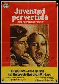 5p189 PEOPLE NEXT DOOR Spanish 1973 wild teens on drugs take a trip in the suburbs, Jano art!