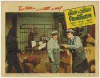 5r178 ABBOTT & COSTELLO MEET FRANKENSTEIN LC #1 R1956 Bud & Lou are scared by museum executioner!