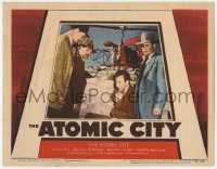 5r212 ATOMIC CITY LC #7 1952 close up of several men by a helicopter!