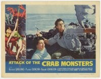 5r214 ATTACK OF THE CRAB MONSTERS LC 1957 only card of the set that shows part of a crab monster!