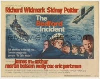 5r010 BEDFORD INCIDENT TC 1965 Sidney Poitier & several men on ship watch Richard Widmark!