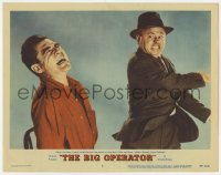 5r261 BIG OPERATOR LC #5 1959 ruthless brute Mickey Rooney slaps Steve Cochran across the face!