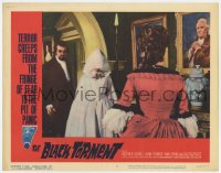 5r274 BLACK TORMENT LC #8 1964 creepy hooded woman wearing all white, English horror!