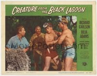 5r386 CREATURE FROM THE BLACK LAGOON LC #3 1954 barechested divers Richard Carlson & Denning!