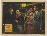 5r419 DEAD MEN TELL LC 1941 Victor Sen Yung grabs the arm of Sidney Toler as Charlie Chan!