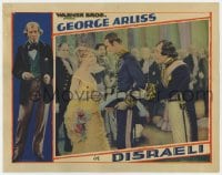 5r428 DISRAELI LC 1929 George Arliss introduces Anthony Bushell to beautiful Joan Bennett!