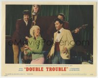 5r435 DOUBLE TROUBLE LC #7 1967 Elvis Presley & band entertain sexy English blonde on stage!