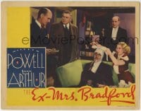 5r461 EX-MRS. BRADFORD LC 1936 Gleason watches Jean Arthur make bow from William Powell's bandages!