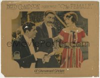 5r469 FEMALE LC 1924 pretty South African Betty Compson smiling at Warner Baxter in tuxedo!