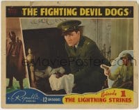 5r471 FIGHTING DEVIL DOGS chapter 1 LC 1938 Lee Powell, The Lightning Strikes, full-color, rare!