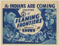 5r050 FLAMING FRONTIERS chapter 12 TC 1938 Johnny Mack Brown cowboy serial, The Indians Are Coming!