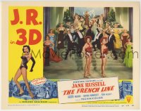 5r496 FRENCH LINE 3D LC #1 1954 Howard Hughes, sexy Jane Russell in skimpy outfit in dance number!