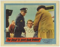 5r523 GREAT ST. LOUIS BANK ROBBERY LC #3 1959 Steve McQueen in his second movie, getting arrested!