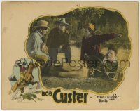 5r531 HAIR TRIGGER BAXTER LC 1926 cowboy hero Bob Custer is captured & tied up by three bad guys!
