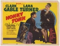 5r066 HONKY TONK TC R1955 sexy Lana Turner loves toughest gent Clark Gable, Albert Dekker!