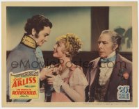 5r562 HOUSE OF ROTHSCHILD LC 1934 George Arliss looks at Robert Young romancing Loretta Young!