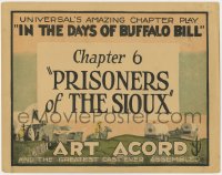 5r070 IN THE DAYS OF BUFFALO BILL chapter 6 TC 1922 Art Acord in Universal historical chapter play!