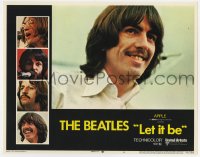 5r626 LET IT BE LC #5 1970 best smiling portrait of George Harrison of The Beatles!