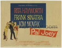 5r117 PAL JOEY TC 1957 artwork of Frank Sinatra, sexy Rita Hayworth & Kim Novak!