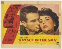5r734 PLACE IN THE SUN LC #8 1951 Montgomery Clift, Elizabeth Taylor, directed by George Stevens!