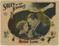 5r790 SALLY OF THE SCANDALS LC 1928 chorus girl Bessie Love torn between men, cool border art, rare!