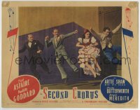 5r801 SECOND CHORUS LC 1940 Fred Astaire, Paulette Goddard, Burgess Meredith & Butterworth jumping!