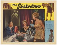 5r814 SHAKEDOWN LC #8 1960 Terence Morgan flirting with pretty Hazel Court & Sheila Buxton!