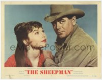5r817 SHEEPMAN LC #2 1958 best close up of Shirley MacLaine looking lovingly at Glenn Ford!
