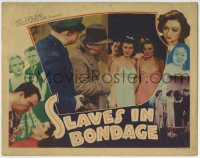 5r832 SLAVES IN BONDAGE LC 1937 policeman & detective find captive women in their underwear!