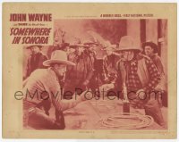 5r840 SOMEWHERE IN SONORA LC R1939 Glenn Strange, Slim Whitaker watch John Wayne reaching for knife!