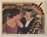 5r867 SUCCESSFUL CALAMITY LC 1932 close up of George Arliss & much younger second wife Mary Astor!