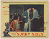 5r869 SUNNY SKIES LC 1930 pretty Marceline Day watches two men fighting over her!