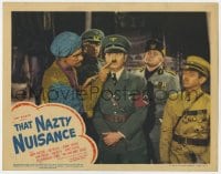 5r889 THAT NAZTY NUISANCE LC 1943 Watson as Hitler, Devlin as Mussolini & Arthur as Suki Yaki!