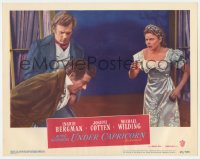 5r933 UNDER CAPRICORN LC #6 1949 Ingrid Bergman & Joseph Cotten watch Michael Wilding double over!